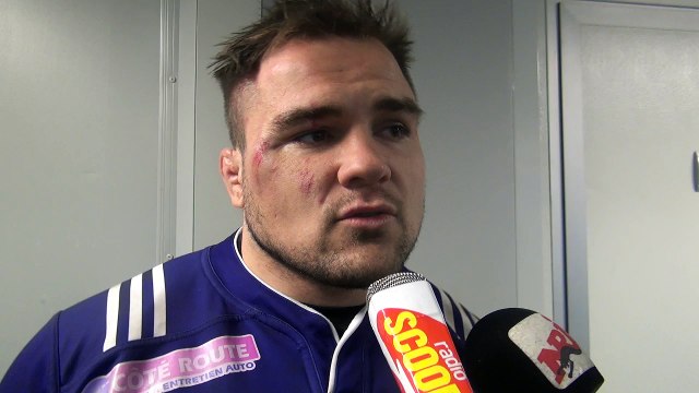 Rugby Fédérale 1 - Cyril Blanchard après USB - Chambéry