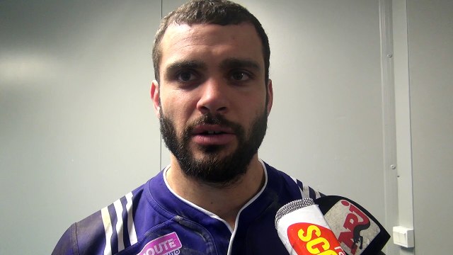 Rugby Fédérale 1 - Hugo Dupont après USB - Chambéry