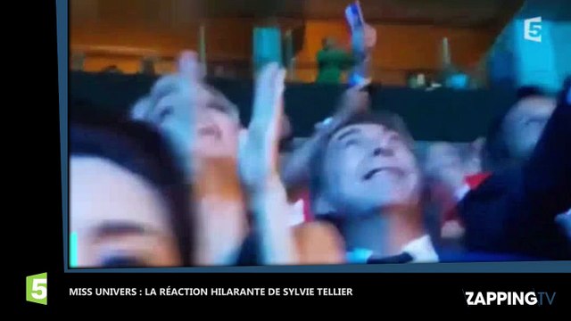 Sylvie Tellier - C à Vous : Sa réaction hilarante à l'élection d'Iris Mittenaere Miss Univers (Vidéo)