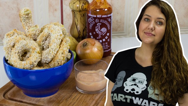 Como Fazer Onion Rings Recheados (Receita de Anéis de Cebola Empanados)