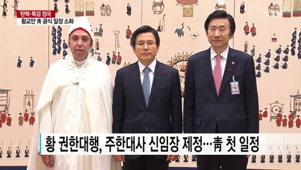 황교안 권한대행, 청와대에서 첫 공식 일정 소화 / YTN (Yes! Top News)