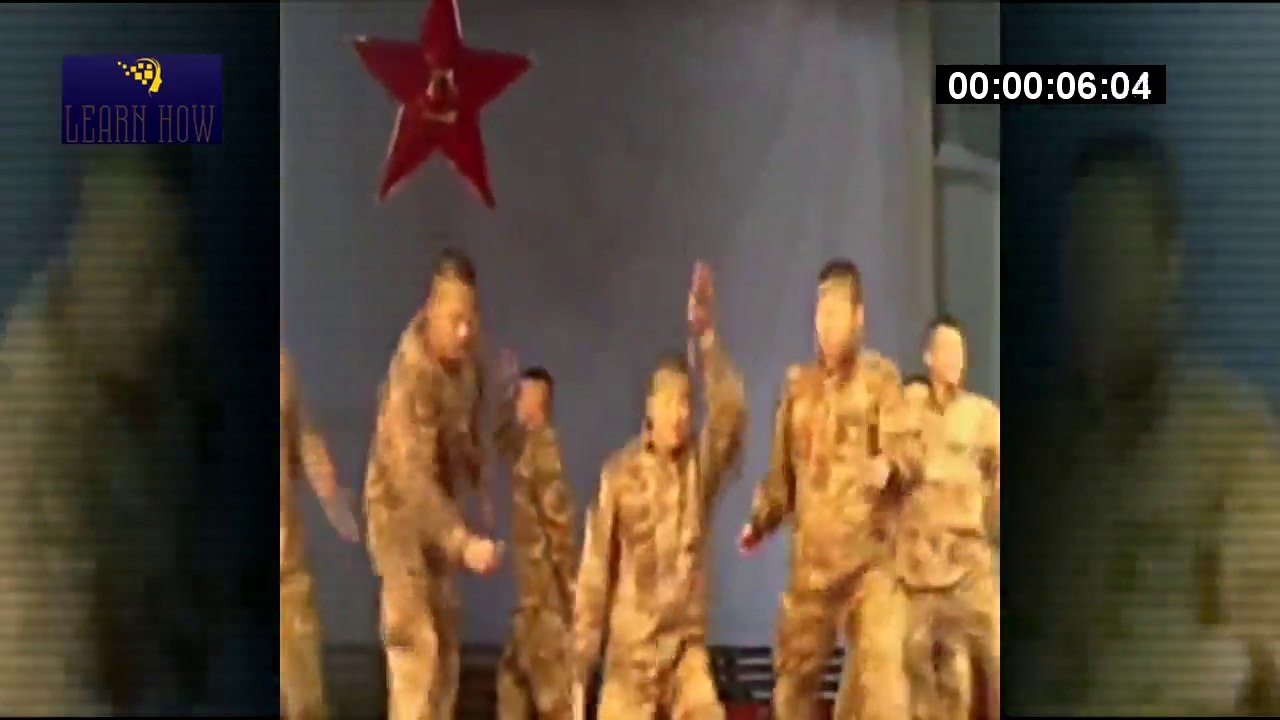Chinese army beloved dancing rooster