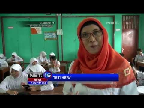 Siswa di Depok Gunakan Tablet yang Terkoneksi Internet Sebagai Media Belajar Pengganti Buku - NET16