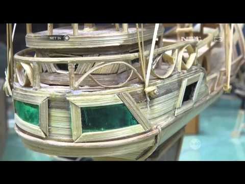 Miniatur Becak dan Kapal dari Barang Bekas Karya Warga Lapas -NET24