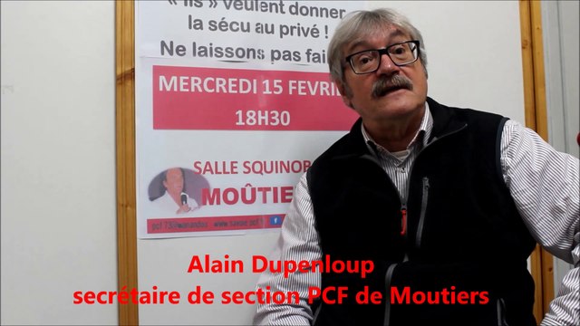 Teaser débat sur la sécurité sociale à Moutiers (Savoie)