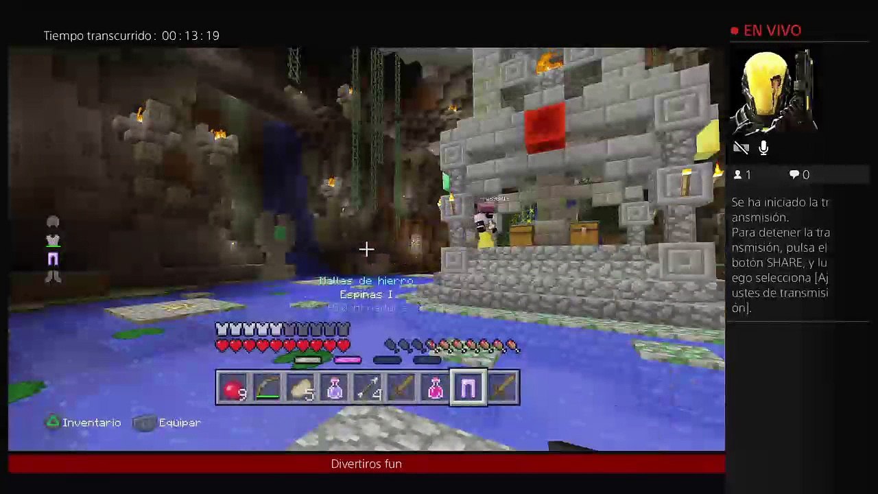 Minecraft batalla con mi primo (7)