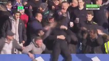 La joie d'Antonio Conte après le chef d'oeuvre d'Hazard !