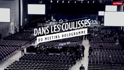 Dans les coulisses du meeting en hologramme de Mélenchon