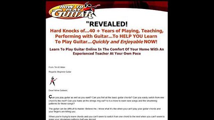 The Complete Guitar Package 4 Beginners Easy Guitar Song Videos And More Software