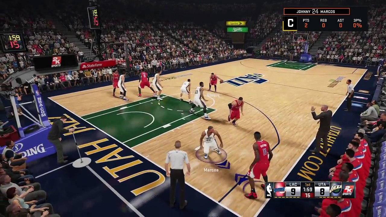 NBA 2K15 Against the Clippers BY ONE POINT!!!