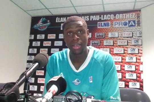 Jean-Michel Mipoka après Elan Béarnais - Elan Chalon : Un match plein