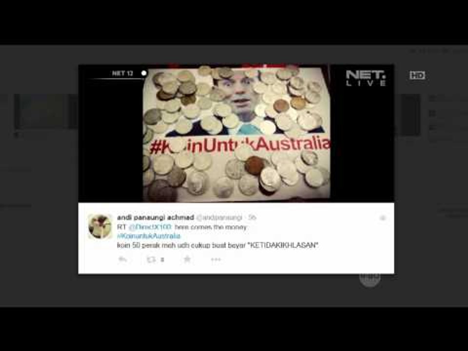 Komentar dari Twitter Hashtag Koin Untuk Australia - NET12