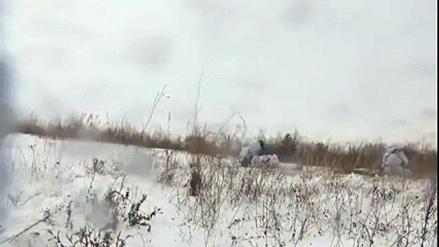 Как боевики убегают под Авдеевкой от ВСУ