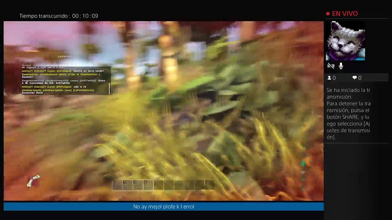 Transmisión de PS4 en vivo ARk Sargento (2)