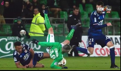 Corentin Tolisso Red Card HD - Saint-Étienne 2-0 Lyon 05.02.2017