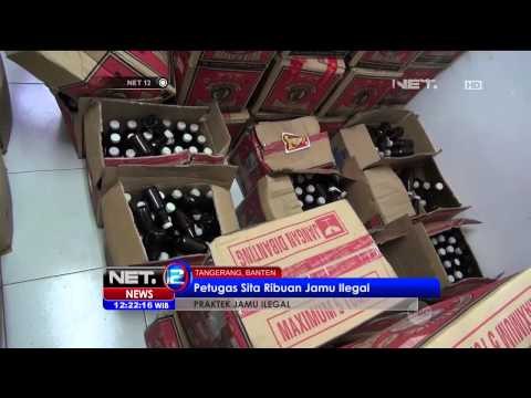 Petugas Sita Ribuan Jamu Ilegal di Banten - NET12