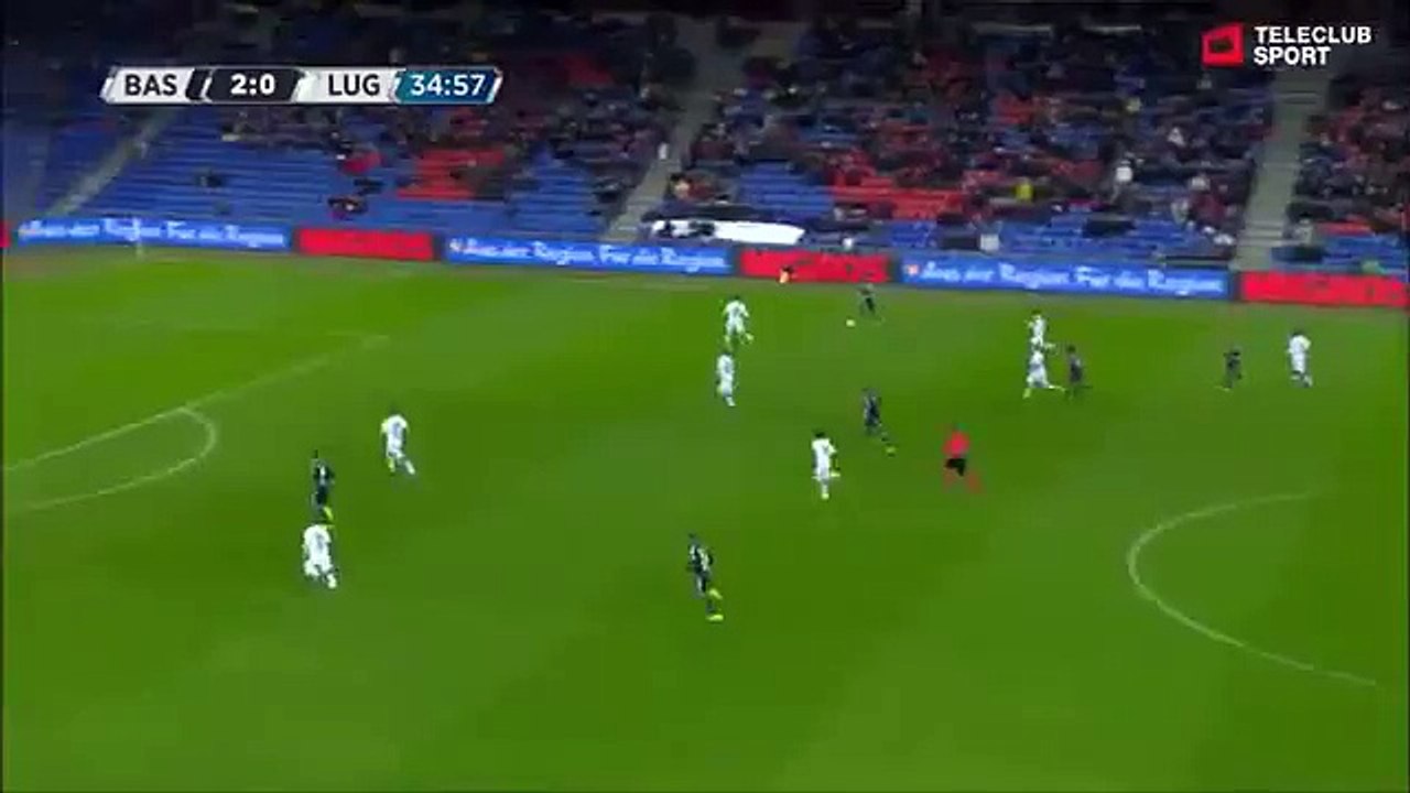 FC Basel 3:0 FC Lugano (19.Spieltag Swiss Super League. 4 February 2017)