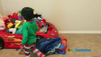 BAD KID Ryan Open Christmas Presents Early Kids Prank! Trade McDonald Foods for Toys with Santa