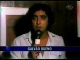 Galvão Bueno na Band em 1981