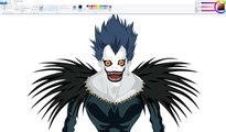 How I Draw using Mouse on Paint  - Ryuk - Death Note