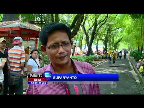 Ribuan Pengunjung Ramaikan Kebun Binatang Surabaya - NET12