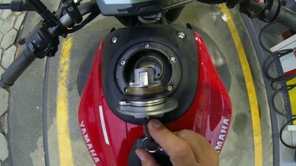 YAMAHA MT 07 ABS- CONSUMO PAINEL VS CONSUMO REAL APP CARRORAMA