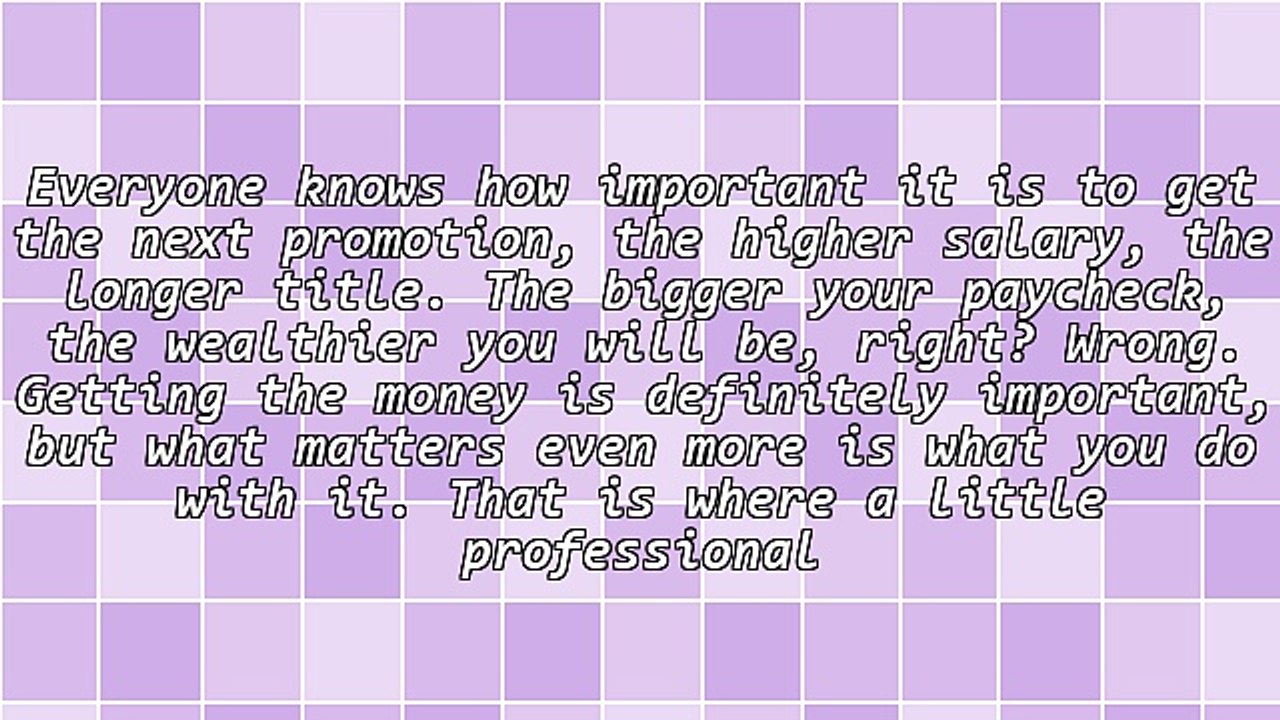 Wealth Management: The Secret to Getting and Staying Rich