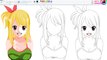 How I Draw using Mouse on Paint  - Lucy Heartfilia Fairy Tail