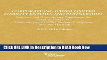 Get the Book Corporations, Other Limited Liability Entities Partnerships, Statutory Documentary