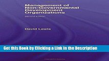 Read Ebook [PDF] The Management of Non-Governmental Development Organizations Download Online