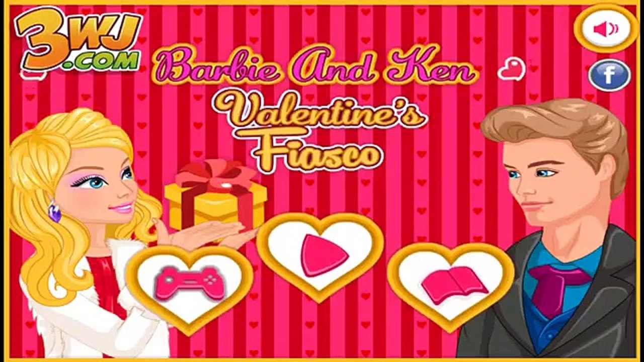 Barbie and Ken Valentines Fiasco - Barbie Video Games For Kids