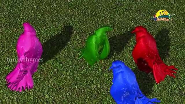 Crocodile Attack Eagle Learn Color Songs | 3D Animation Learn Colors Nursery Rhymes songs for babies