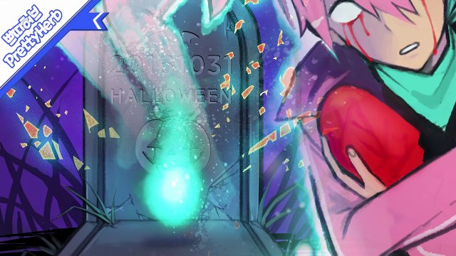 할로윈 유령 '사랑이 하고싶은 귀신' 찬이 HALLOWEEN PS Speedpaint Drawing [PrettyHerb 쁘띠허브]-X7vf7YsIEdU