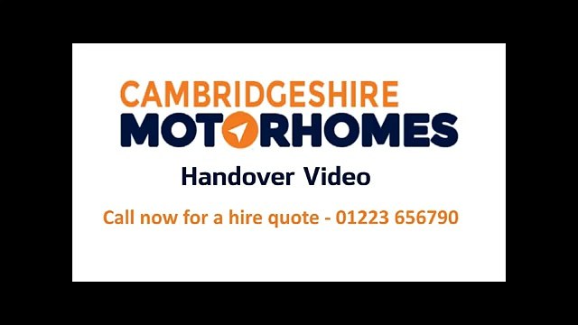 Motorhome hire and campervan rental Cambridgeshire - Call 01223 656790