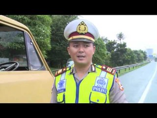 Salah Menggunakan Lajur, Pengemudi Truk ini Ditilang - 86