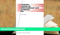 PDF [DOWNLOAD] Austrian Review of International and European Law, Volume 13 (2008) (Austrian