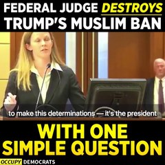 USA Government Official Did Not Know The Answer Of Simple Question Ask By Federal Judge About Trump’s Muslim Ban