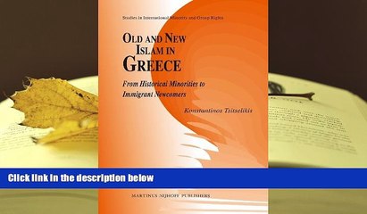 PDF [DOWNLOAD] Old and New Islam in Greece: From Historical Minorities to Immigrant Newcomers
