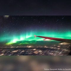 مشاهد مذهلة لعاصفة مغناطيسية أرضية فوق سماء كندا