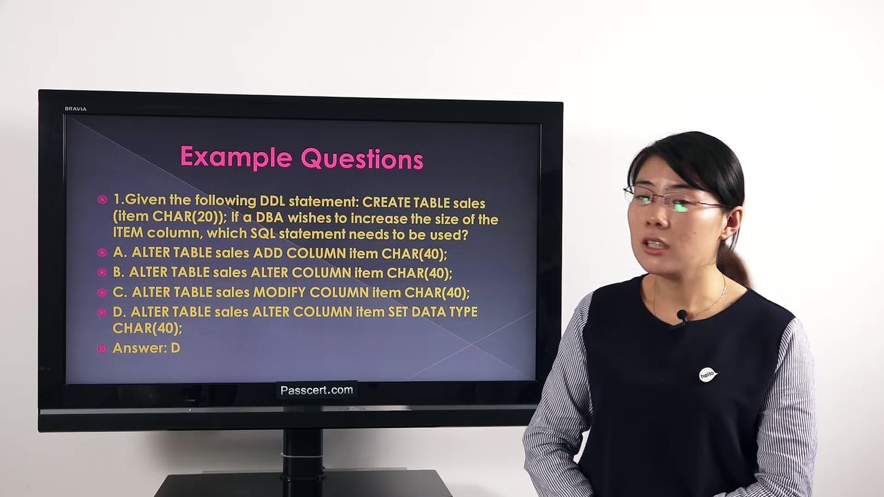 Passcert C2090-610 DB2 10.1 Fundamentals test questions