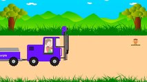 Learn Colors with Truck Drilling | Colours to Kids Children Toddlers Baby | Colors Videos