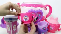 Minnie Mouse Bow-tique Play Doh Tea Playset Disney Junior Mickey Mouse Toys Juego de Té Plastilina