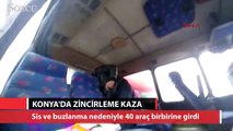 Konya'da zincirleme kaza