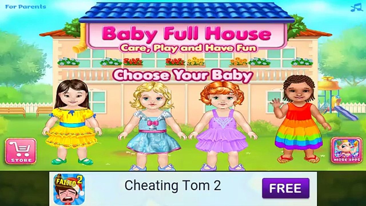 Baby Full House Care & Play - TabTale Android gameplay Movie apps free kids best top TV film