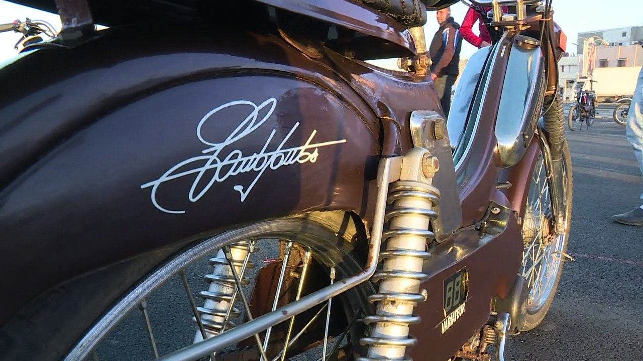 Peugeot-Mofas sind in Marokko Kult