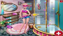 Super Barbie Sauna Flirting - Disney Princess Barbie Games for Kids HD