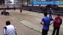 Troisième tour, tir rapide double, Club Elite Masculin, J7, Aix-les-Bains contre Balaruc, Sport Boules, saison 2016-2017