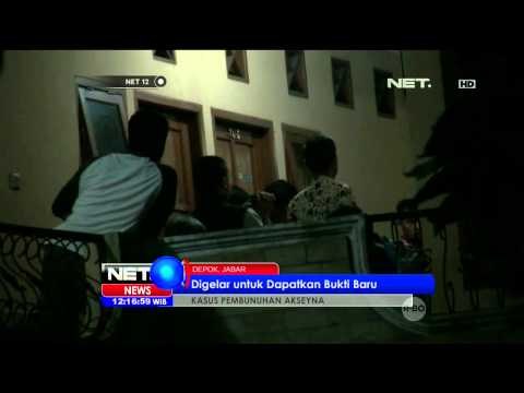 Pra Rekontruksi Kasus Pembunuhan Akseyna - NET12