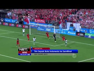 Gol spektakuler Evan Dimas tercipta pada laga Indonesia Singapura - NET5