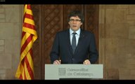 Discurs de Carles Puigdemont abans del judici al 9-N